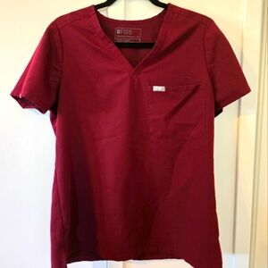 FIGS Women's Burgundy Shirt